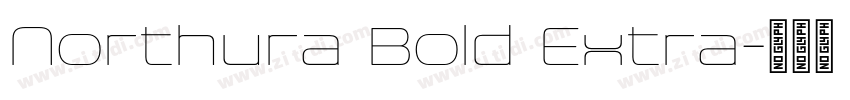 Northura Bold Extra字体转换